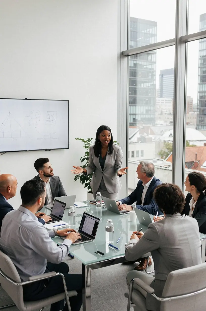 Minimalist workspace with digital decluttering tools.