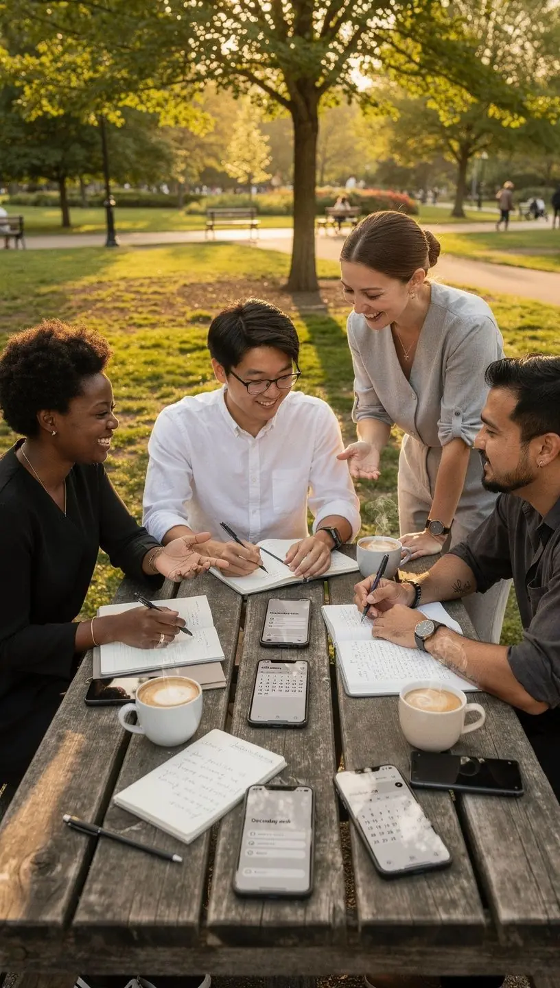 Digital minimalism promoting mental health well-being.