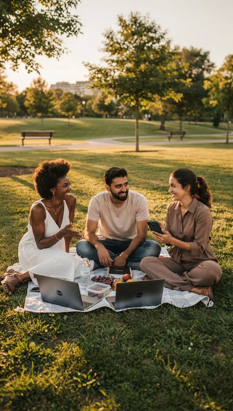 Modern office environment